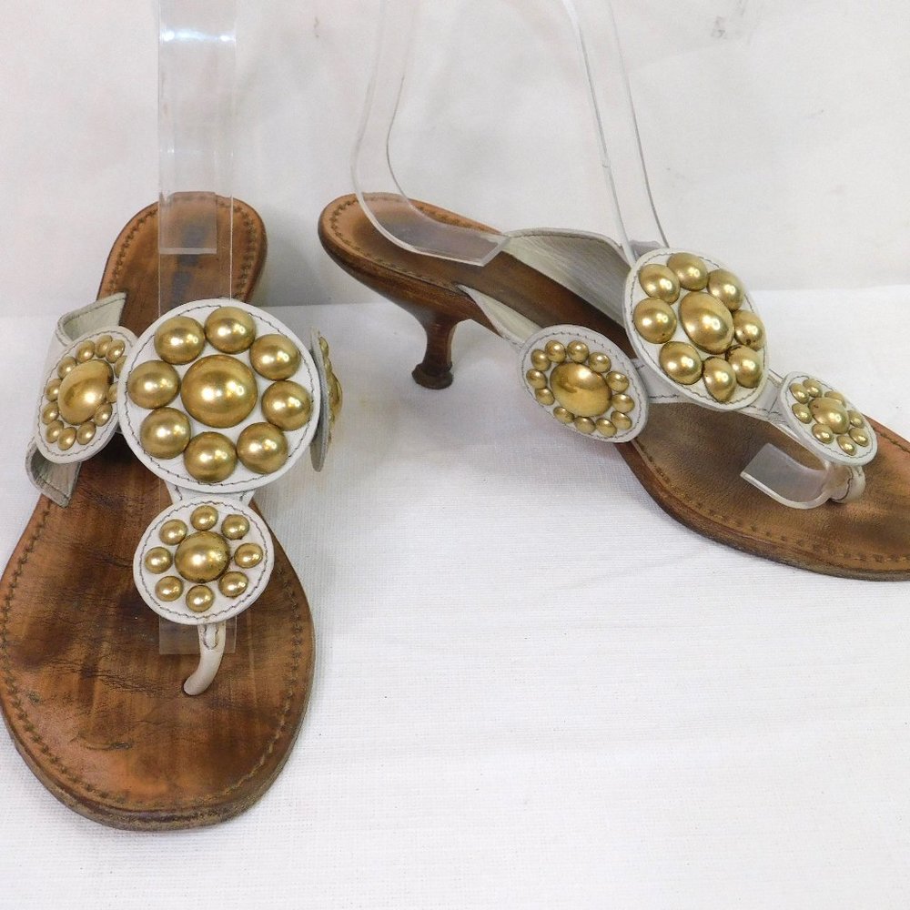 Miu Miu Sandals Made In Italy Size 36.5 - image 1